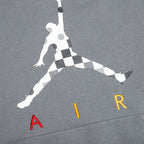 AJ3 Graphic Fleece Hoodie - Smoke Grey