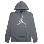 AJ3 Graphic Fleece Hoodie - Smoke Grey