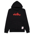 AJ4 FLC Pullover Hoodie - Black/University Red