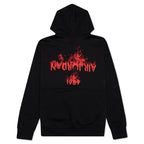 AJ4 FLC Pullover Hoodie - Black/University Red