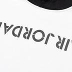 AJ4 Graphic Fleece Pullover Hoodie - White/Black