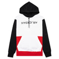 AJ4 Graphic Fleece Pullover Hoodie - White/Black