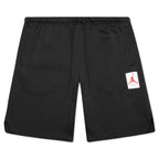 AJ4 Graphic Fleece Shorts - Black