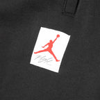 AJ4 Graphic Fleece Shorts - Black