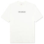 "Air Jordan" S/S T-Shirt - Sail/Black