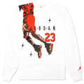 Brand Holiday L/S T-Shirt - White/Chile Red