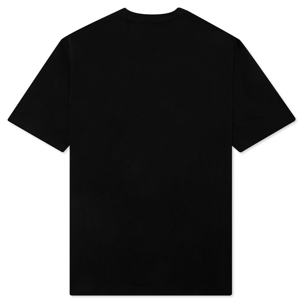 Heavyweight Structured T-Shirt - Black/Gym Red