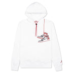 Jumpman Holiday Pullover Hoodie - White