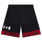 Legacy AJ6 Graphic Fleece Shorts - Black/Gym Red
