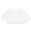 Women's Cropped Graphic T-Shirt - White