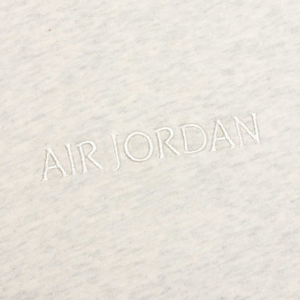 Wordmark L/S Tee - Oatmeal Heather