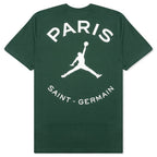 Jordan x Paris Saint-Germain Logo T-Shirt - Noble Green/White