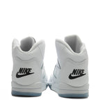 Air Jordan 5 Retro 'White Metallic' (PS) - White/Black/Metallic Silver