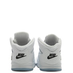 Air Jordan 5 Retro 'White Metallic' (TD) - White/Black/Metallic Silver