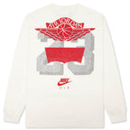 Jordan x Levi's L/S Tee - Pale Ivory/Black/University Red
