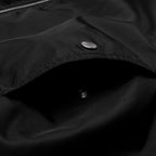 Jumbo Convertible Peter Padded Flight Bomber Jacket - Black