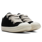 Jumbo Lace Puffer Low Sneaks - Black/Milk