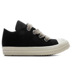 Jumbo Lace Puffer Low Sneaks - Black/Milk