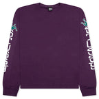 Jumbo Pigment Dyed L/S Tee - Purple