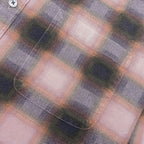 June Plaid Shirt - Rose
