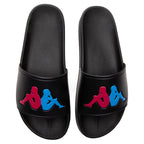 222 Banda Adam 4 Slides - Black/Fuchsia