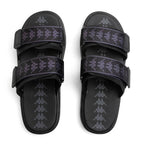222 Banda Aster 1 Sandals - Black/Dark Grey