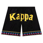 222 Banda Calabash Swim Shorts - Black/Fuchsia/Blue