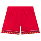222 Banda Calabash Swim Shorts - Red/Dark Yellow/Dark Blue