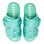 222 Banda Degana Sandals - LT Green/Off-White