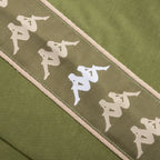 222 Banda Deto T-Shirt - Green Olive/Light Green