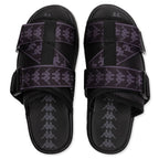 222 Banda Mitel 1 Sandals - Black/Grey DK