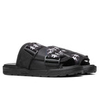 222 Banda Mitel 1 Sandals - Black/White