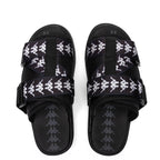 222 Banda Mitel 1 Sandals - Black/White