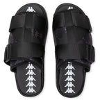 222 Banda Mitel 4 Sandals - Black/White