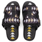 222 Banda Mitel 7 Sandals - Black/White