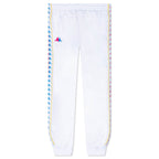 222 Banda Taggart Trackpants - White/Fuchsia