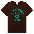 Kid's Baby Milo College Tee - Brown