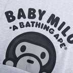 Kid's Baby Milo Relaxed Fit Crewneck Sweatshirt - Gray