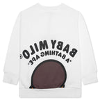Kid's Baby Milo Relaxed Fit Crewneck Sweatshirt - White