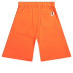 Kid's Bape Pigment Dye Sweat Shorts - Orange