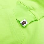 Kid's Bape Relaxed Fit Pigment Dye Zip Hoodie - Green