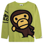 Kid's Big Baby Milo Cotton Knit Sweater - Green