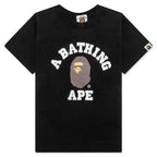 Kid's College Tee - Black