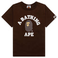 Kid's College Tee - Brown