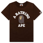 Kid's College Tee - Brown