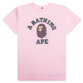 Kid's College Tee - Pink