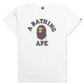 Kid's College Tee - White