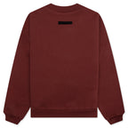 Kid's Fleece Crewneck - Crimson