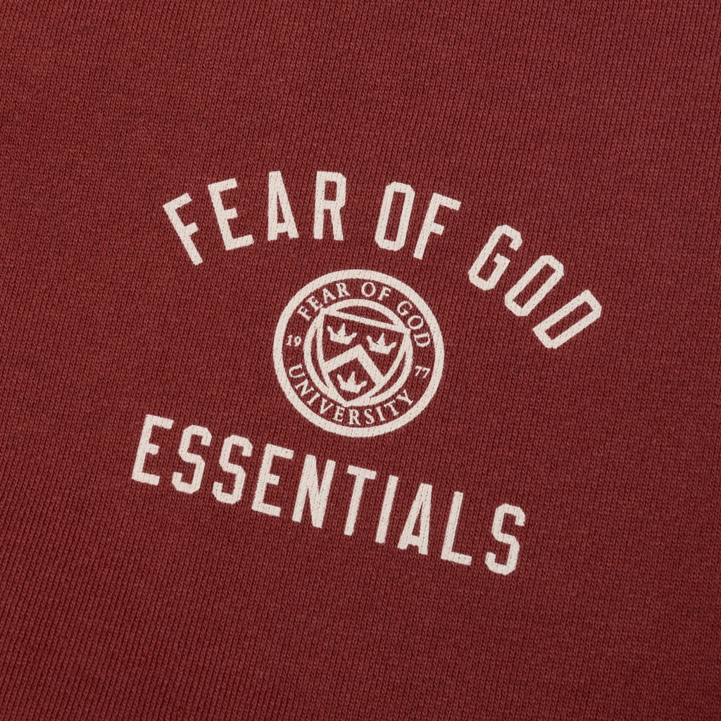 Kid's Fleece Crewneck - Crimson