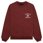 Kid's Fleece Crewneck - Crimson